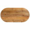 vidaXL Table Top 140x60x2.5 cm Oval Solid Wood Mango