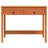 vidaXL Desk with Drawer Max Brown 100 x 50 x 78 cm Solid Pine Wood