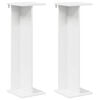vidaXL Plant Stand 2 pcs White 25 x 25.5 x 80.5 cm Engineered Wood