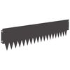 vidaXL Lawn Edging 30 pcs metal