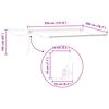 vidaXL Electric Retractable Awning Yellow and White 3.5 x 2 m