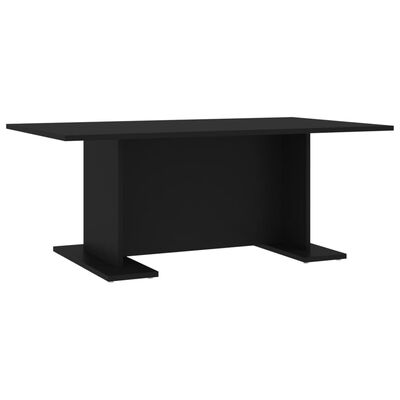 vidaXL Coffee Table Black 103.5x60x40 cm Engineered Wood