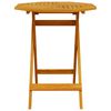 vidaXL 3 Piece Folding Bistro Set Solid Wood Acacia