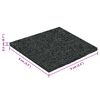 vidaXL Rubber Granulate Patio Pad Black 9 x 9 x 0.3 cm Rubber