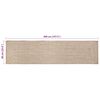 vidaXL Area Rugs Rectangular Natural and White 60 x 400 cm Jute