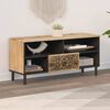 vidaXL TV Cabinet 100x33x46 cm Solid Wood Mango