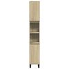 vidaXL Bathroom Cabinet Sonoma Oak 30x30x190cm Engineered Wood