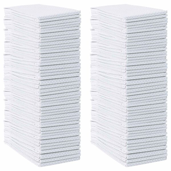 vidaXL Pet Training Pad Plain 100 pcs 120 x 80 cm