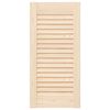 vidaXL Cabinet Doors Louvred Design 2 pcs 61.5x29.5 cm Solid Wood Pine