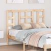 vidaXL Bed Headboard 126x4x100 cm Solid Wood Pine