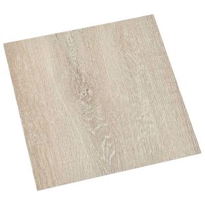 vidaXL Flooring Planks 55 pcs Beige 5.11 m&sup2; PVC