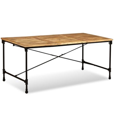 vidaXL Dining Table Solid Mango Wood 180 cm
