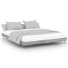 vidaXL Bed Frame without Mattress Grey Sonoma 160x200 cm Engineered Wood