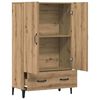 vidaXL Highboard Artisan Oak 70x31x115 cm Engineered Wood