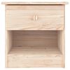 vidaXL Bedside Cabinet ALTA 41x35x41 cm Solid Wood Pine