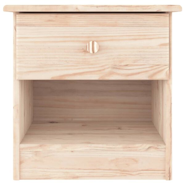 vidaXL Bedside Cabinet ALTA 41x35x41 cm Solid Wood Pine