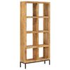 vidaXL Bookshelf 80x25x175 cm Solid Mango Wood
