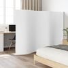 vidaXL Room Divider White Width 400 cm Height 165 cm Bamboo