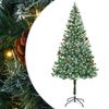vidaXL Artificial Christmas Tree with Stand Green 180 cm PVC and Steel