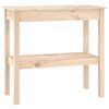 vidaXL Console Table 80x40x75 cm Solid Wood Pine
