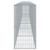 vidaXL Gabion Basket with Cover 700x50x100 cm Galvanised Iron