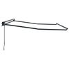 vidaXL Awning Frame Retractable Manual Anthracite 3.5 x 2.5 m