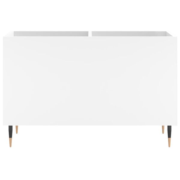 vidaXL Record Cabinet White 74.5x38x48 cm Engineered Wood