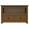 vidaXL TV Cabinet Honey Brown 79x35x52 cm Solid Wood Pine