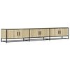 vidaXL TV Cabinet Sonoma Oak 240x35x41 cm Engineered Wood