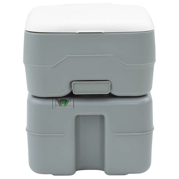vidaXL Camping Toilet Grey 41.5 x 36.5 x 42 cm