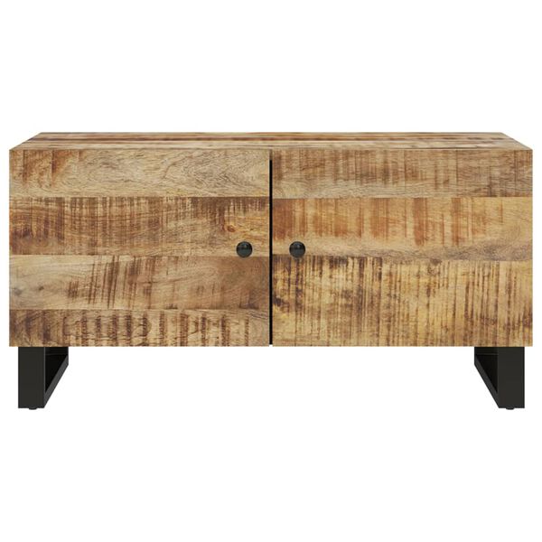vidaXL Coffee Table 80x50x40 cm Solid Wood Mango&Engineered Wood
