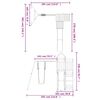 vidaXL Outdoor Playset Solid Wood Pine