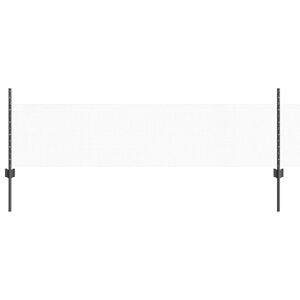 vidaXL Fence with Post Grey