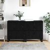 vidaXL Sideboard 2 pcs Black Oak 60 x 35 x 70 cm
