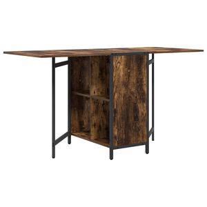 vidaXL Dinning Table 144 x 60 x 75 cm Engineered Wood Smoked Oak