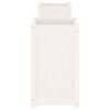 vidaXL Planter Bench White 180x36x63 cm Solid Wood Pine