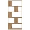 vidaXL Bookcase 5-Tier Artisian Oak 80.5x23.5x162.5 cm Engineered Wood