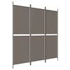vidaXL 3-Panel Room Divider Anthracite 150x180 cm Fabric