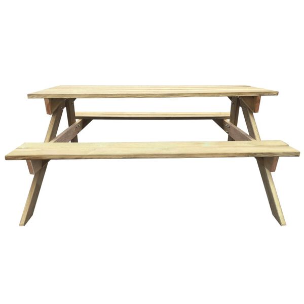 vidaXL Picnic Table 150x135x71.5 cm Wood