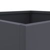 vidaXL Planter Anthracite 32x30x29 cm Steel