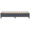 vidaXL Platform Bed Frame Dark Grey 100 x 200 cm Fabric