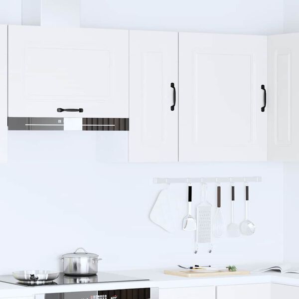 vidaXL Kitchen Wall Cabinet Kalmar White Engineered Wood