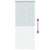 vidaXL Shower Roller Blind 120x240 cm Bubble
