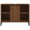 vidaXL Sink Cabinet Brown Oak 80x33x60 cm Engineered Wood