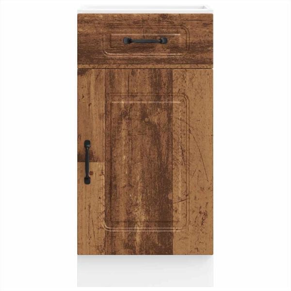 vidaXL Kitchen Base Cabinet Kalmar Old Wood Engineered Wood