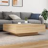 vidaXL Coffee Table Sonoma Oak 100x100x31 cm Engineered Wood