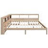vidaXL Bookcase Bed without Mattress 180x200 cm Solid Wood Pine