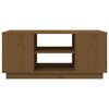 vidaXL Coffee Table Honey Brown 90x49x40.5 cm Solid Wood Pine