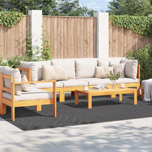 vidaXL Area Rugs Rectangular Anthracite 280 x 200 cm