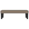 vidaXL Bench Taupe 100 x 30 x 30 cm Fabric